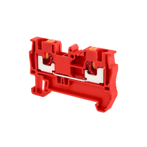 MTP-4RD - Клемма push-in проходная, 4 мм², красная