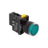 MTB2-EW33611 - Кнопка зеленая с подсветкой, 1NO, 24V AC/DC, IP54, пластик