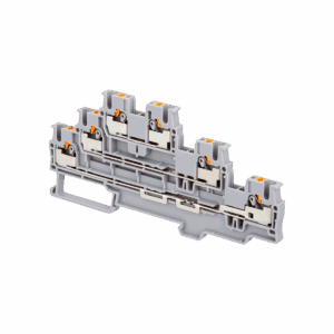 MTP-TR2.5 - Клемма push-in трехуровневая, 2.5 мм²