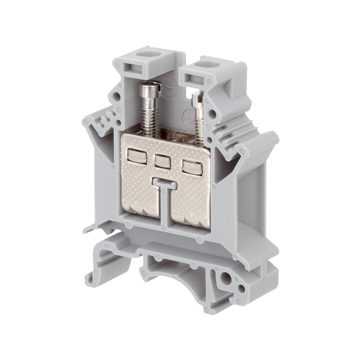 MTU-16 - Клемма винтовая проходная, 16 мм², серая