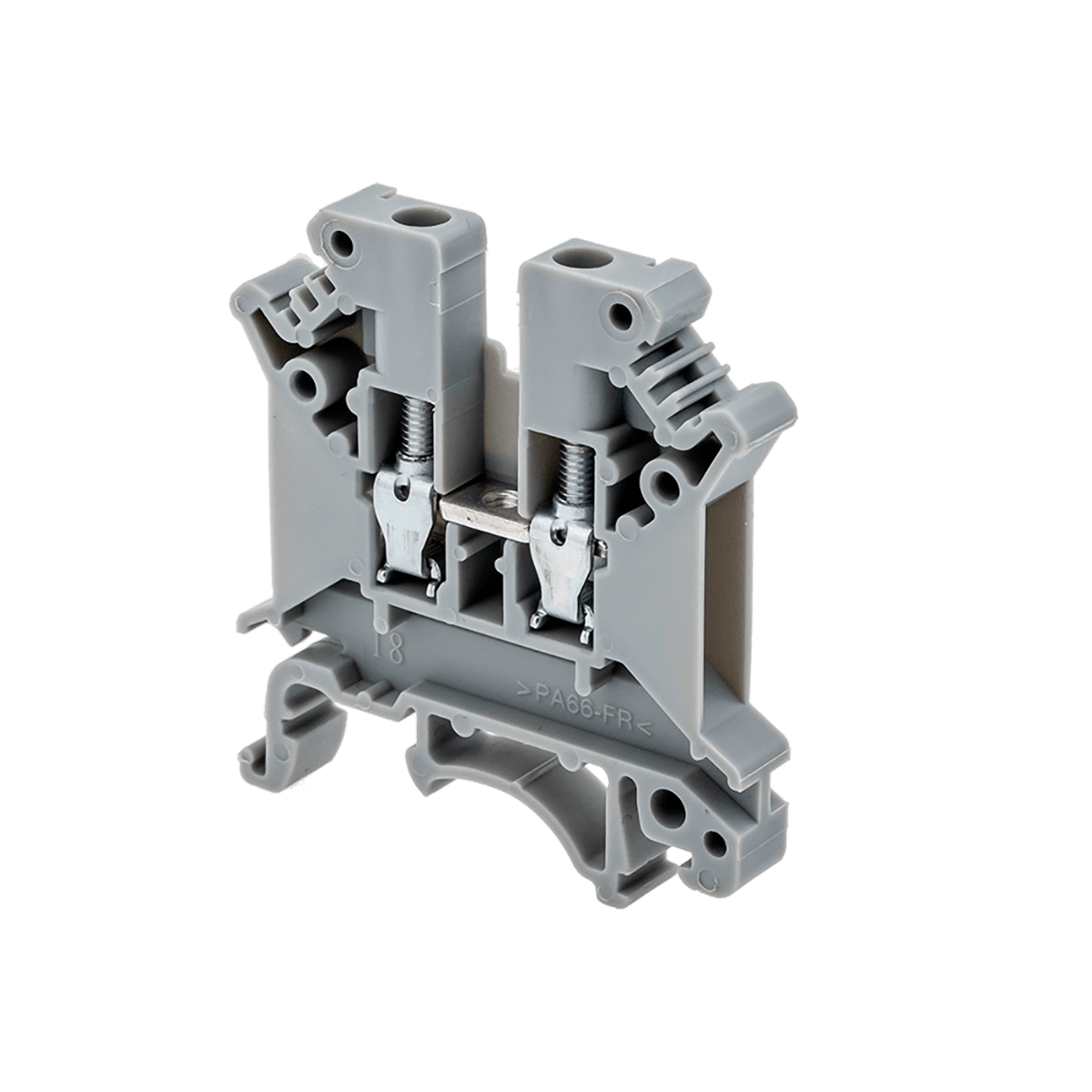 MTU-4 - Клемма винтовая проходная, 4 мм², серая