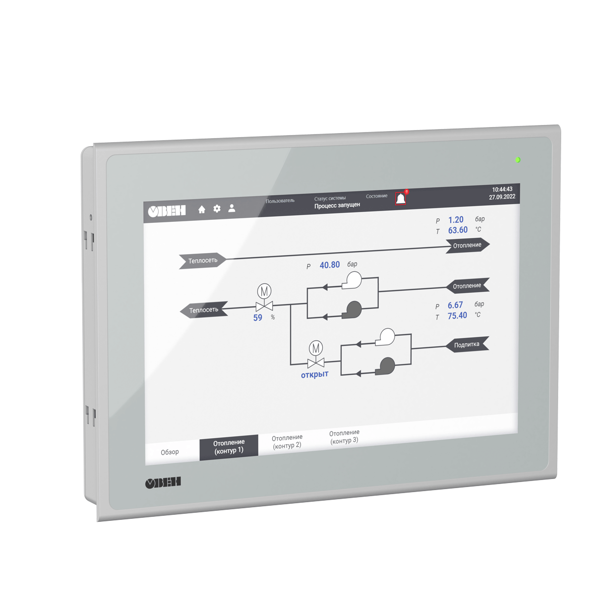 ВП110 сенсорная веб-панель оператора 10” со встроенным веб-браузером — изображение 3