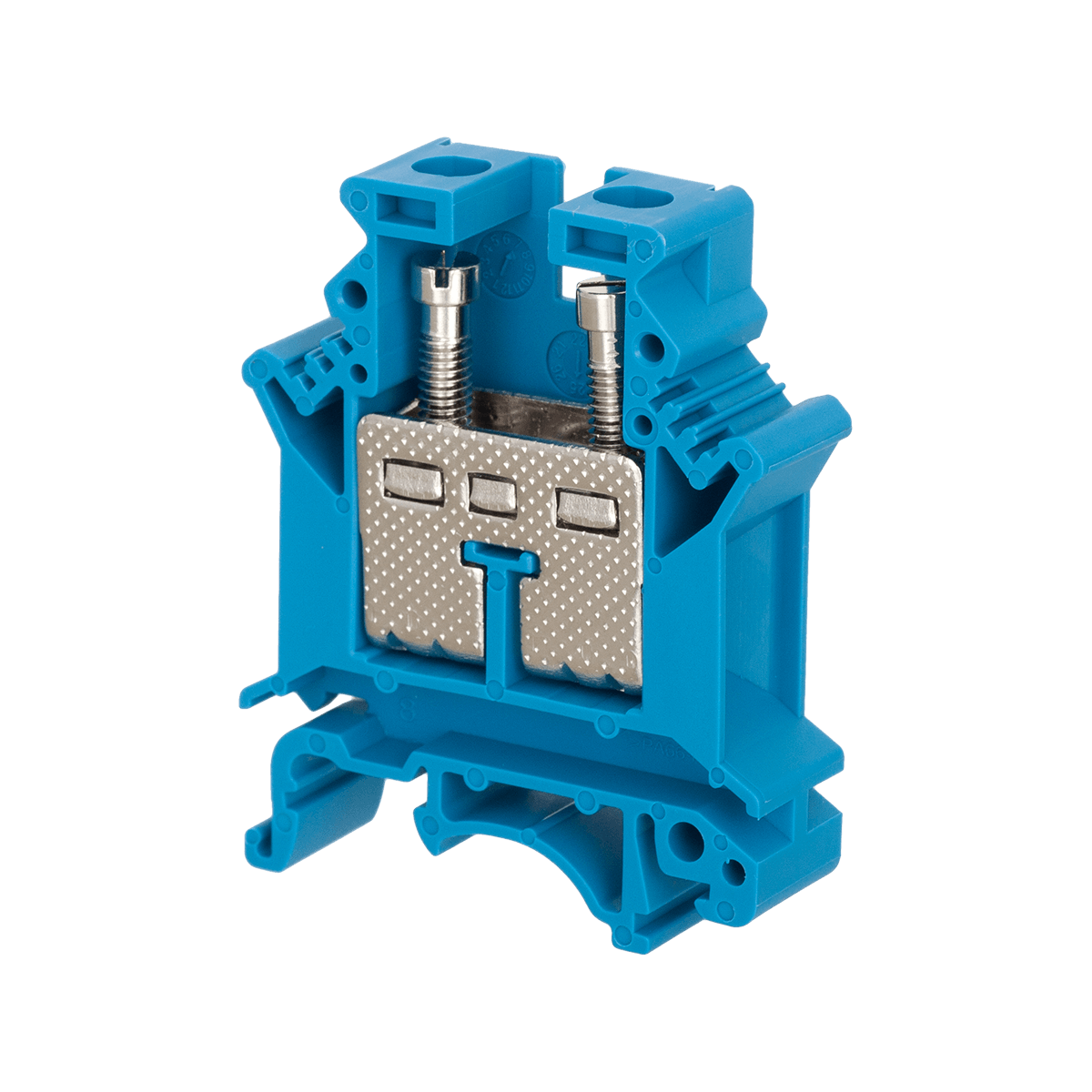 MTU-16BL - Клемма винтовая проходная, 16 мм², синяя