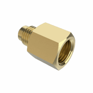 УПЛ устройство переходное латунное с резьбы SAE ¼" на G1/4" и G1/2"