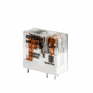 Промежуточные реле KIPPRIBOR серии MR в компактном корпусе (1- и 2-контактные)