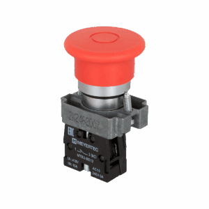 MTB2-BTZ124 - Кнопка грибовидная тяни-толкай, 1NC красный 40 мм