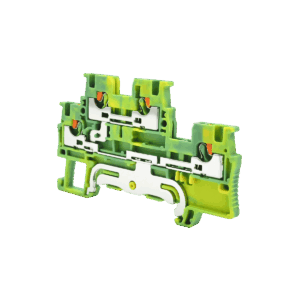 MTP-D1.5PE - Клемма push-in двухуровневая "Земля", 1.5 мм²