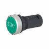 MTB8-EA31601 - Кнопка плоская зеленая, маркировка "START", 1NO, IP65, пластик