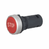 MTB8-EA41625 - Кнопка плоская красная, маркировка "STOP", 1NO+1NC, IP54, пластик