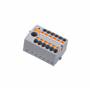 MTP-RPD6/12x2.5 - Клемма push-in распределительная с питанием, 6 мм²/12x2.5 мм², серая