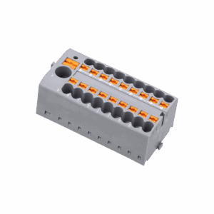 MTP-RPD6/18x2.5 - Клемма push-in распределительная с питанием, 6 мм²/18x2.5 мм², серая